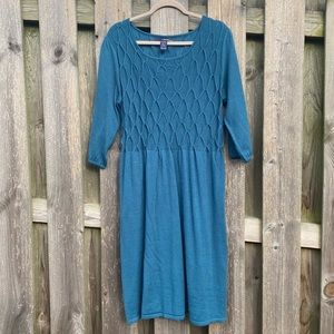 Like NEW Denim 24/7 Roaman's sweater dress M Plus 14-16 worn once 3/4 sl…